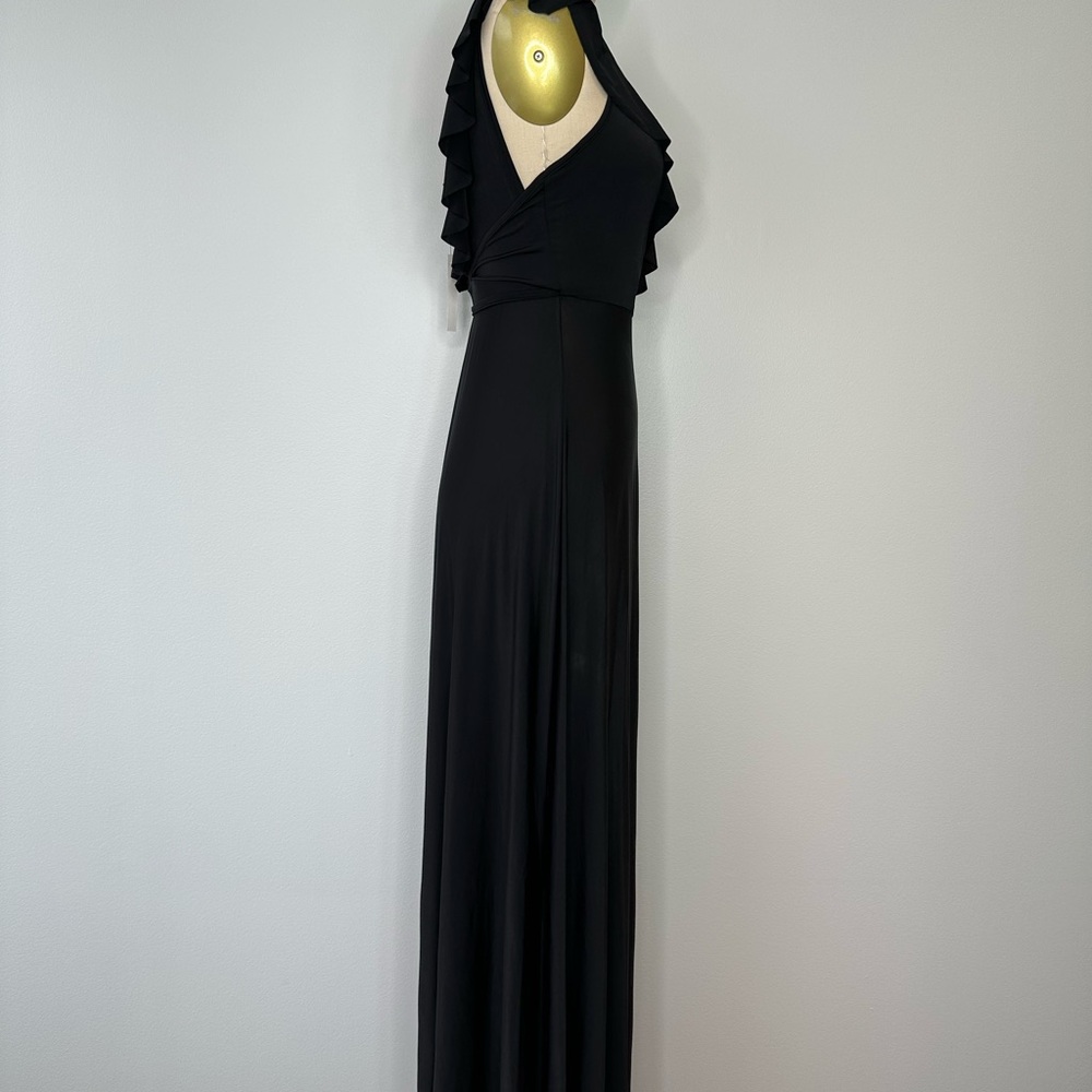 ASOS Black Ruffle Maxi Dress - Picture 5 of 8